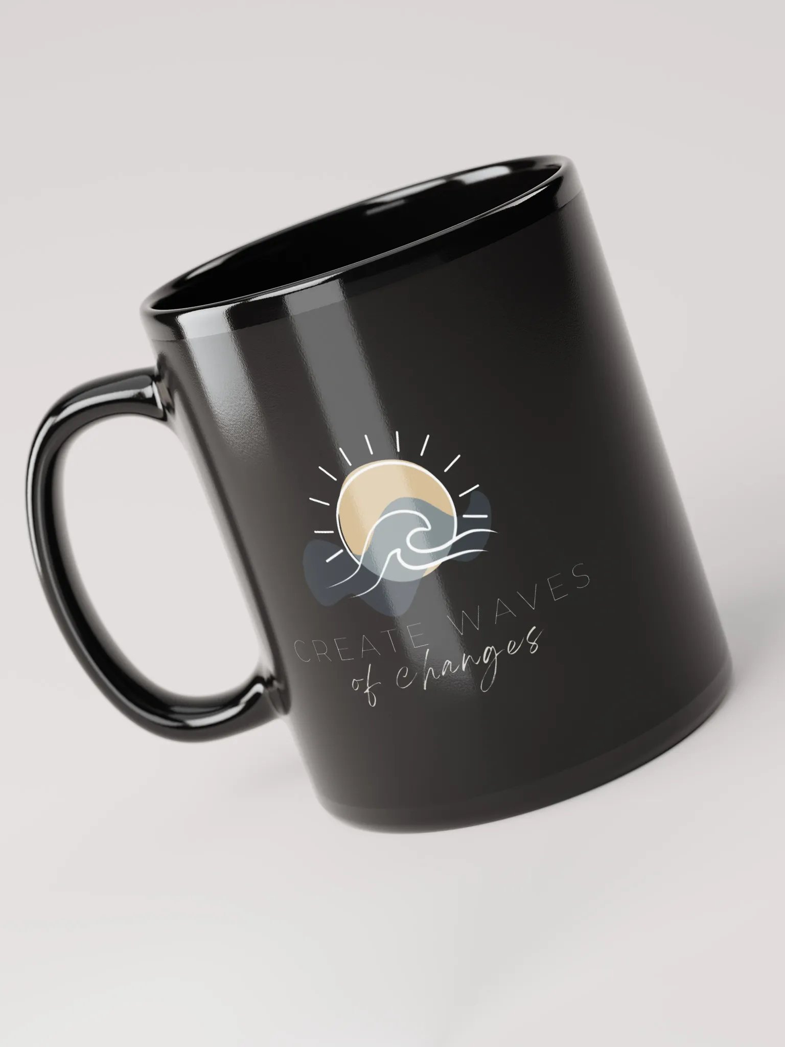 Black Glossy Mug GMFB0111 product image (3)