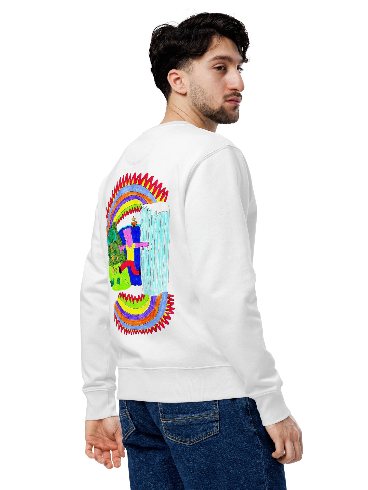 Abstract Lands Beyond Unisex Eco Sweatshirt product image (37)