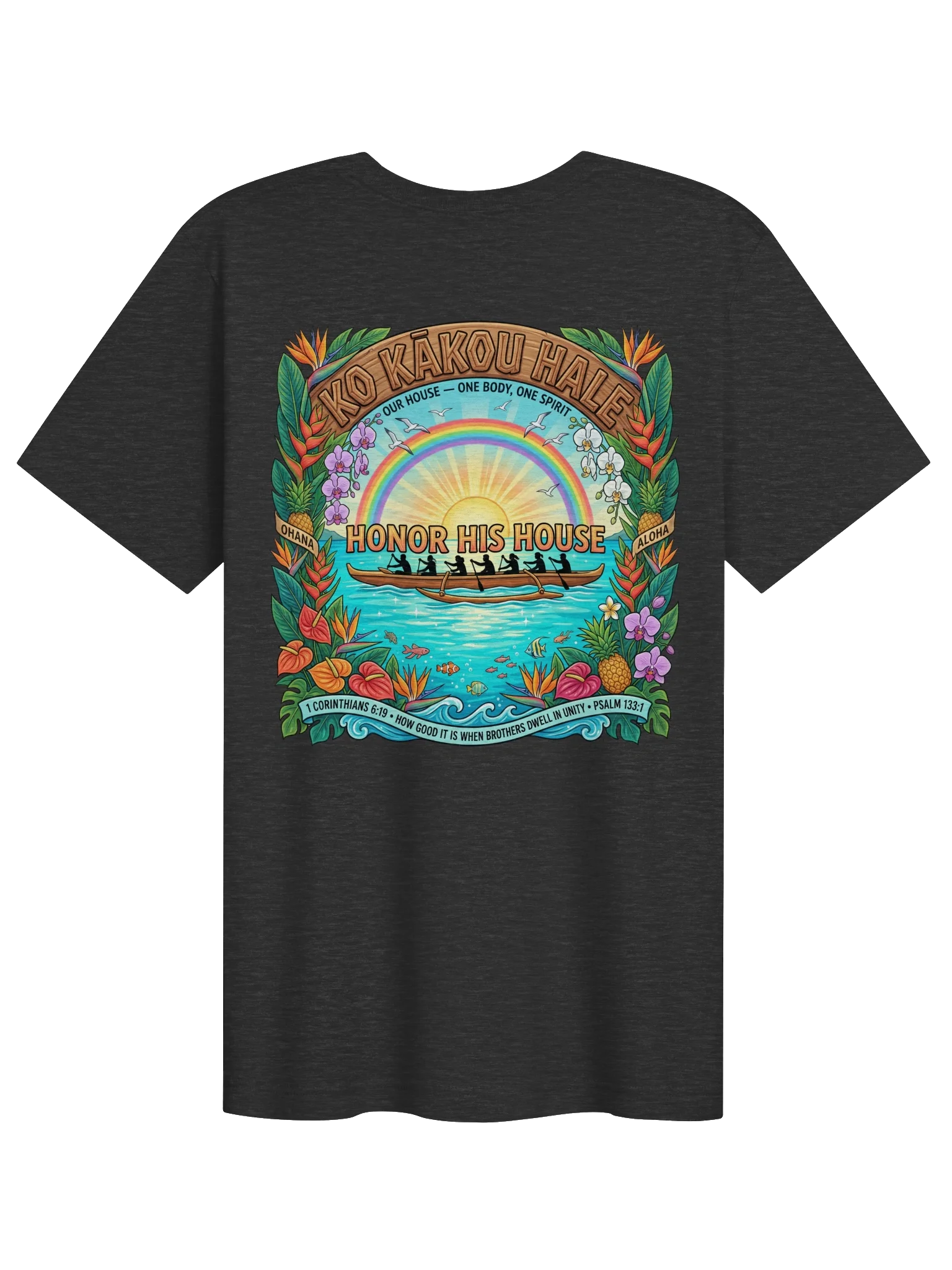 His House Unisex "Ko kākou hale" T-Shirt by His House