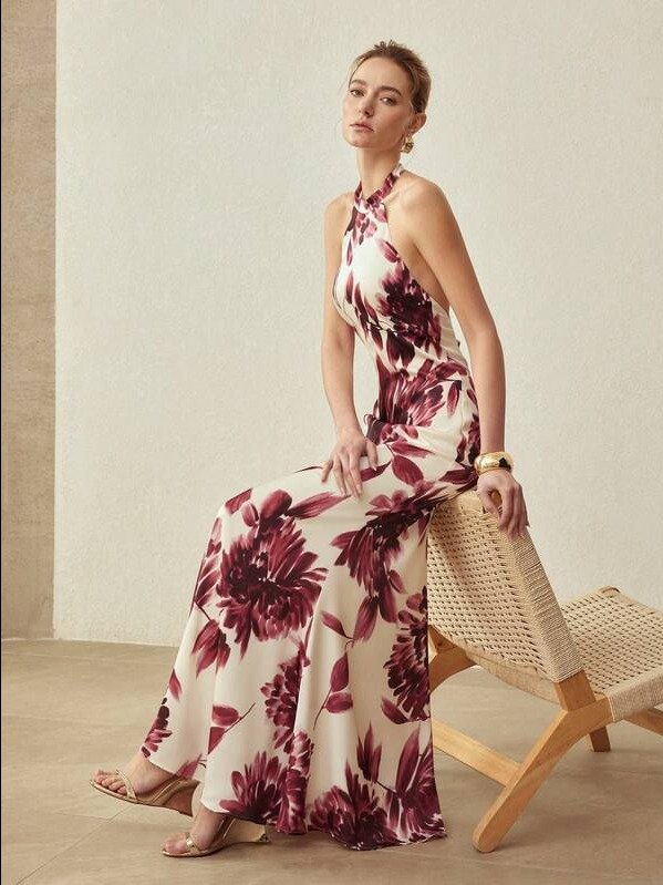 MOTF PREMIUM ELEGANT BACKLESS DRESS, MINIMALIST DESIGN, SPRING/SUMMER product image (1)