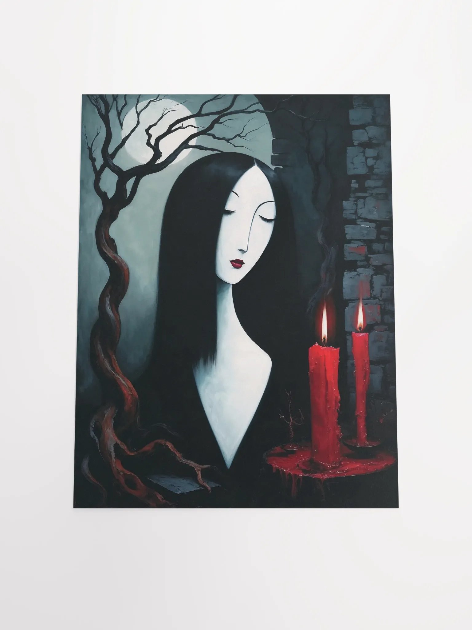 Gothic Moonlit Elegance Poster product image (7)