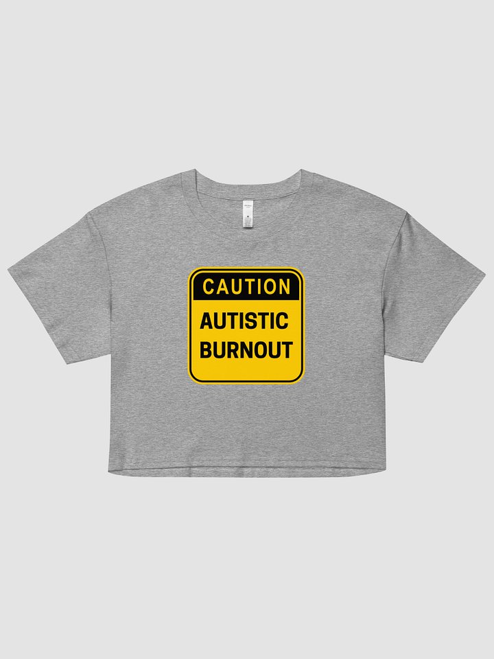 CAUTION: ASD BURNOUT Women's Crop Top product image (1)