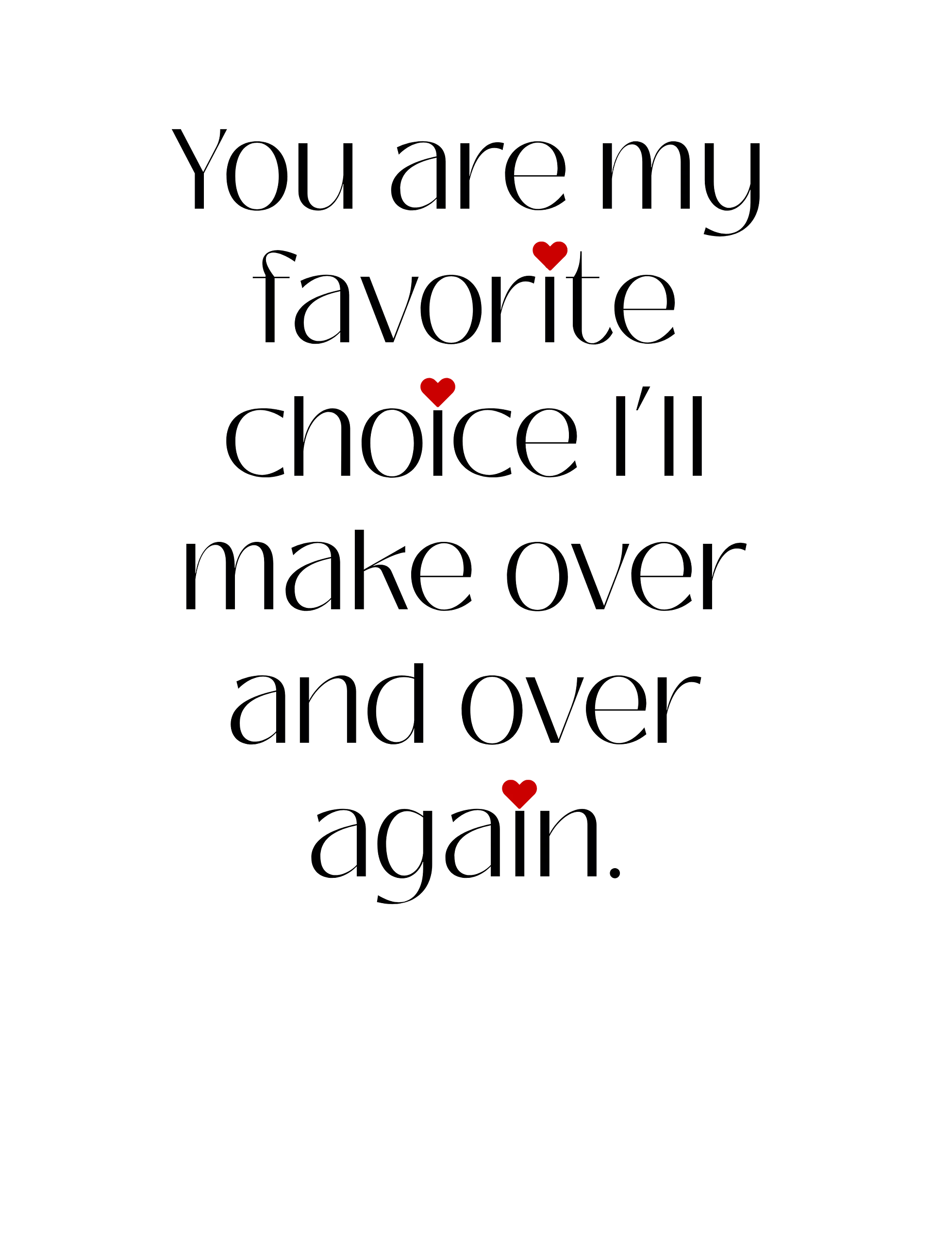 Chosen. Cherished. Adored. Romantic Card product image (2)