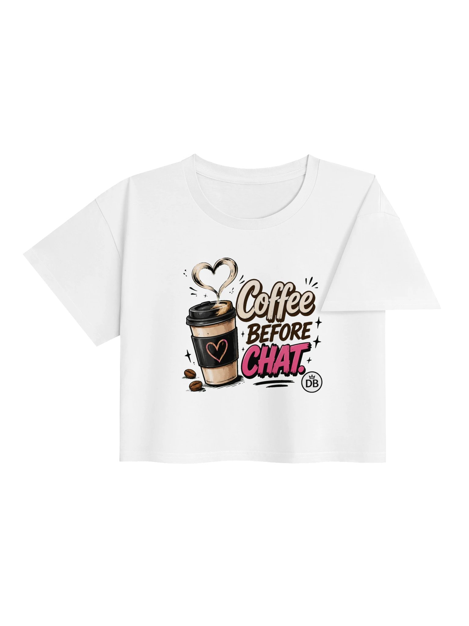 Coffee Before Chat Crop Top product image (13)