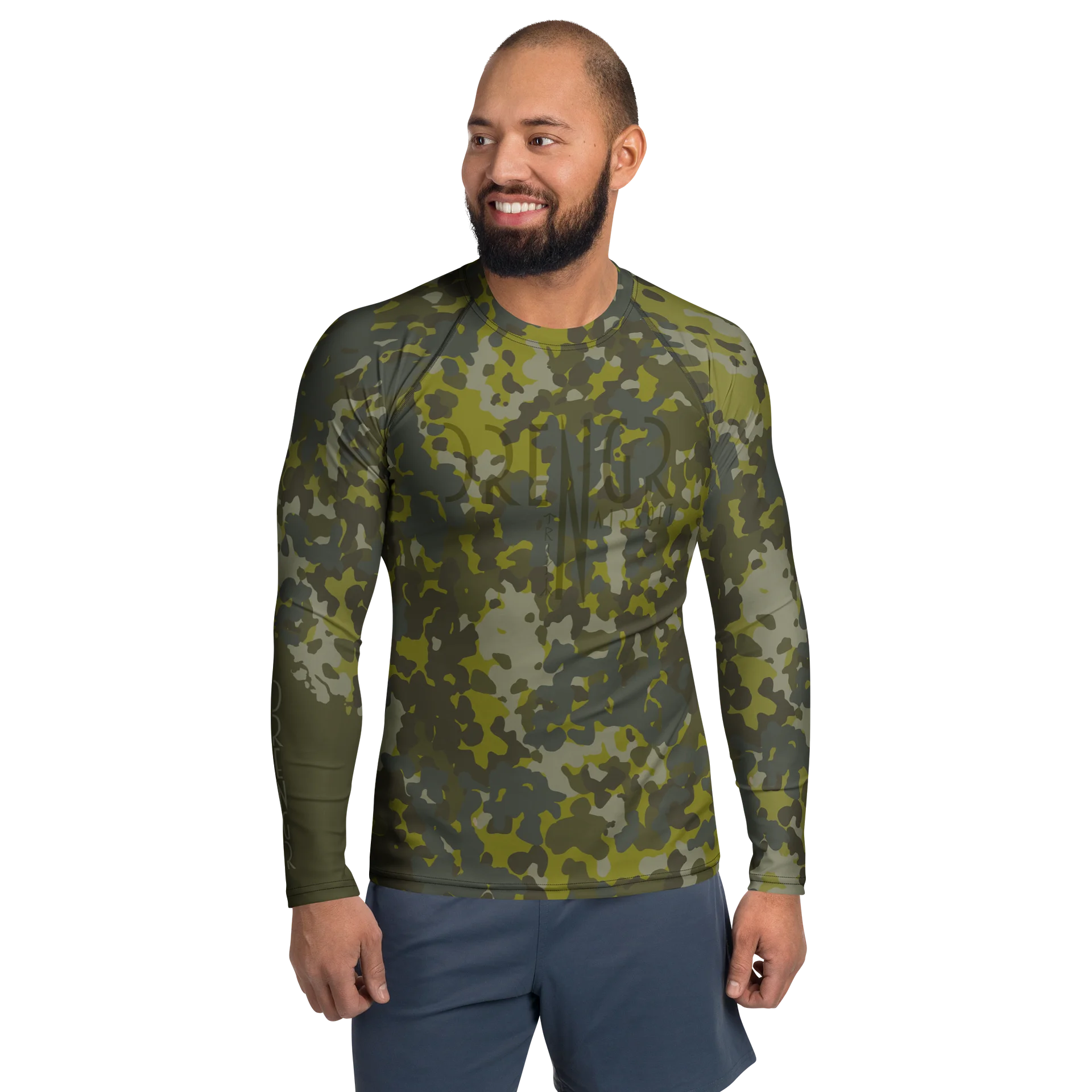 DRENGR Deep Green Long Rash Guard product image (1)
