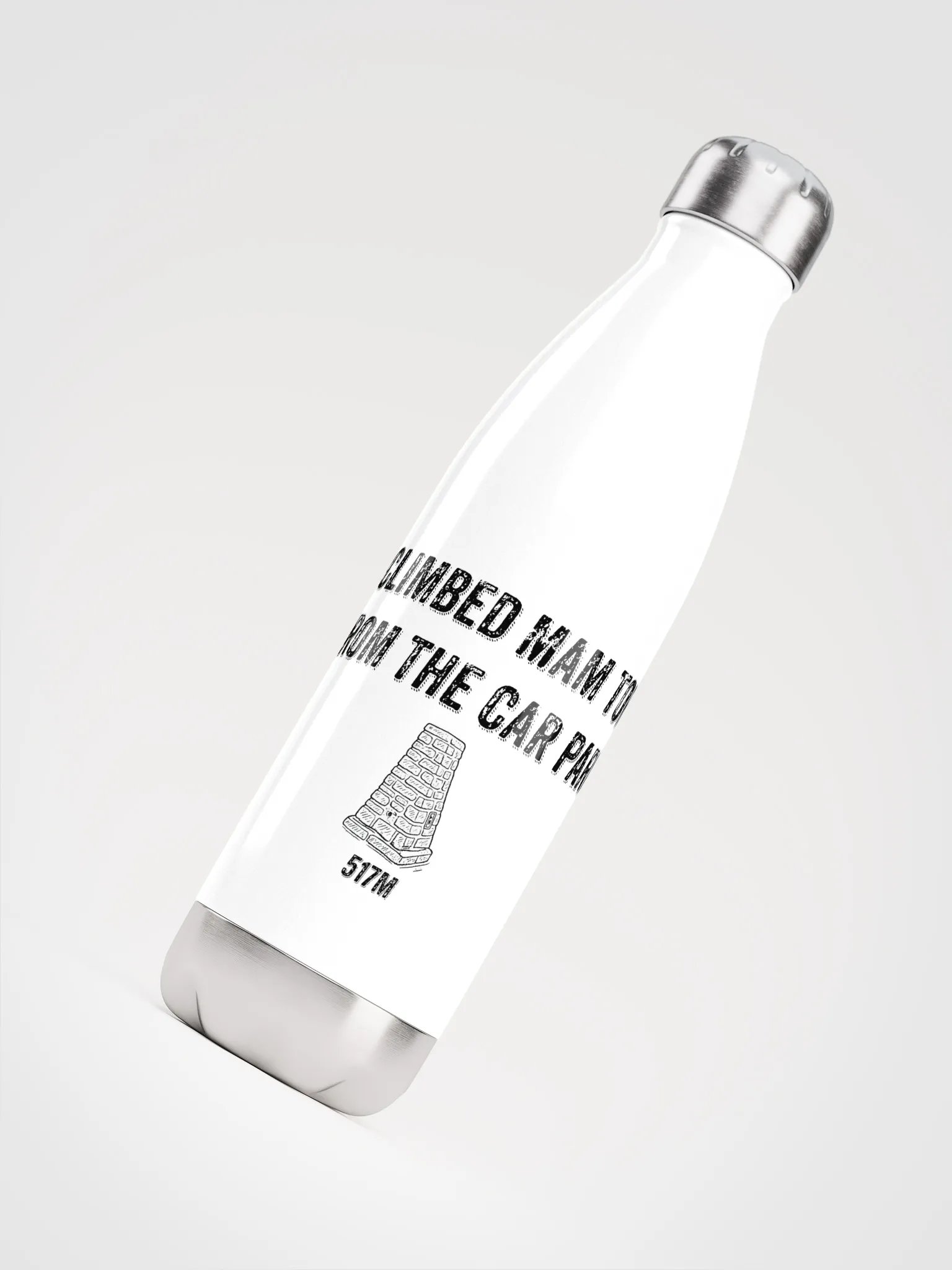 I climbed Mam Tor from the car park water bottle product image (4)