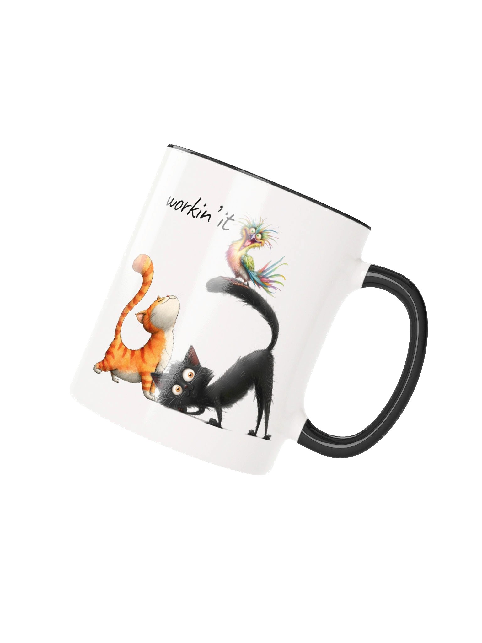 Workin’ It Cat Accent Mug product image (8)