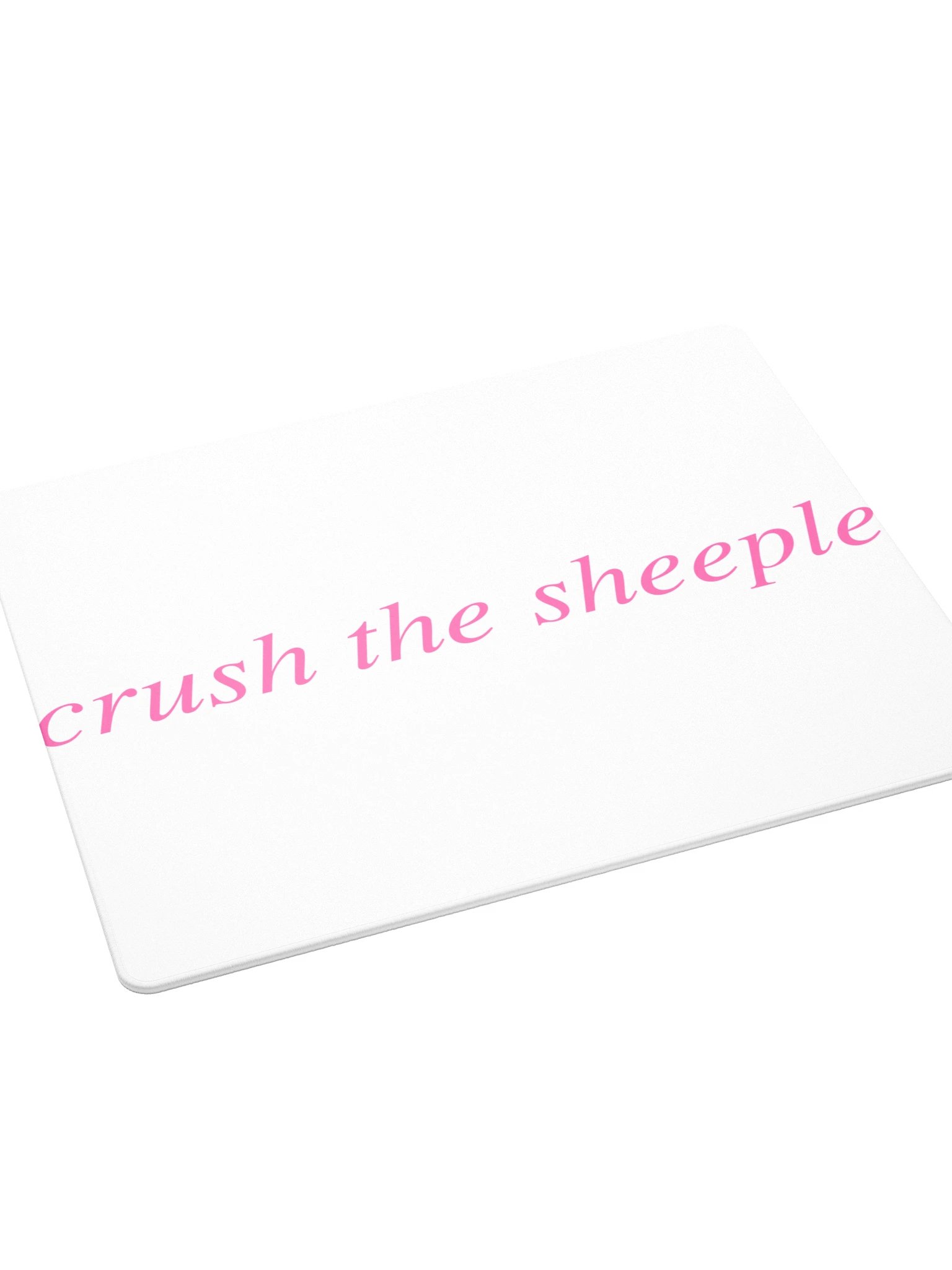 No ShopCo Gaming Mouse Pad - Pink on White product image (4)