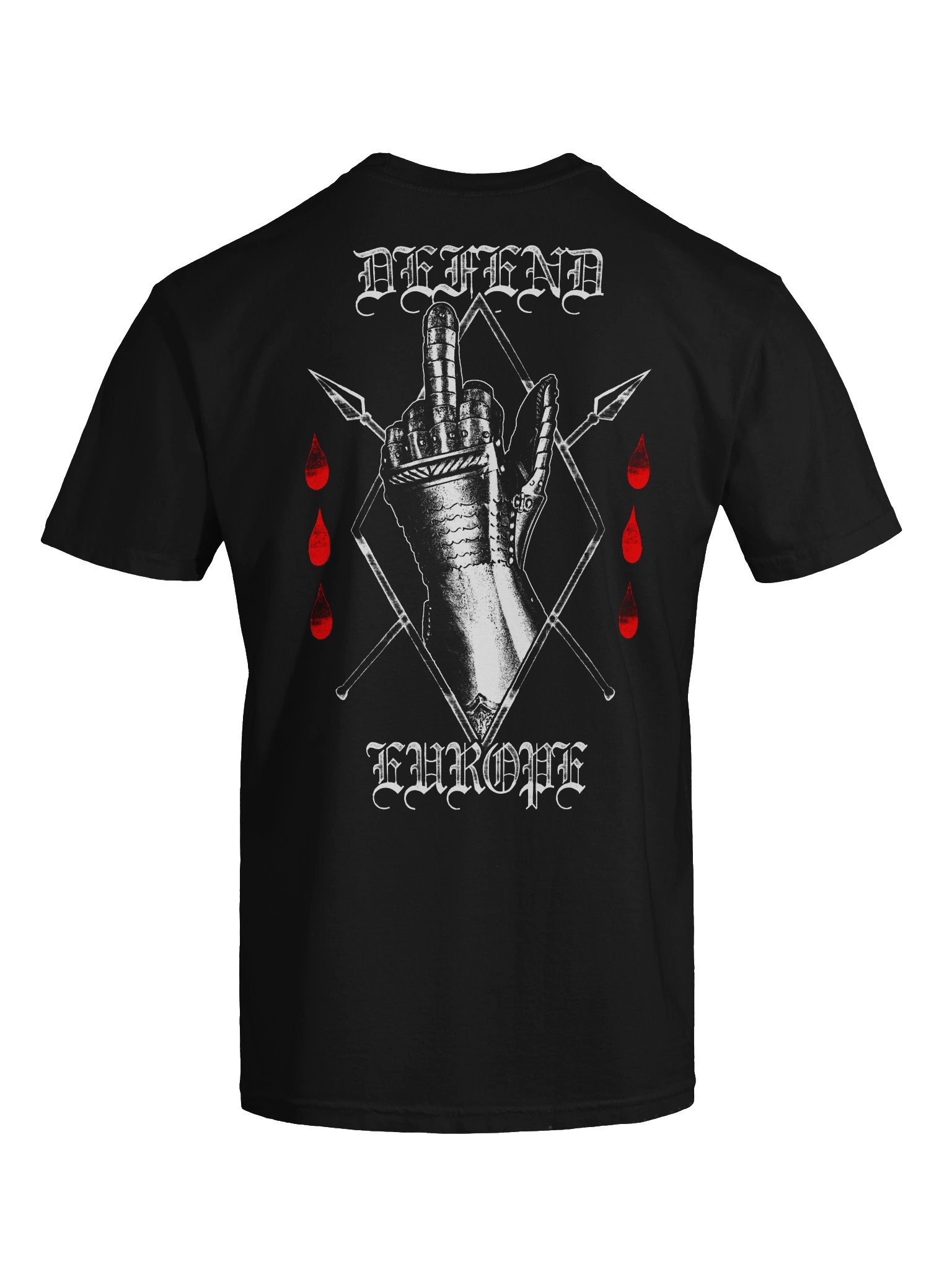 DEFEND EUROPE TSHIRT BACKPRINT product image (7)