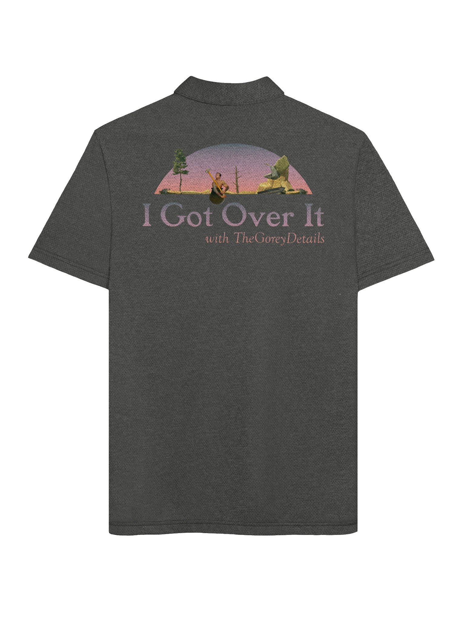 I Got Over It - Adidas Space-Dyed Polo Shirt product image (3)