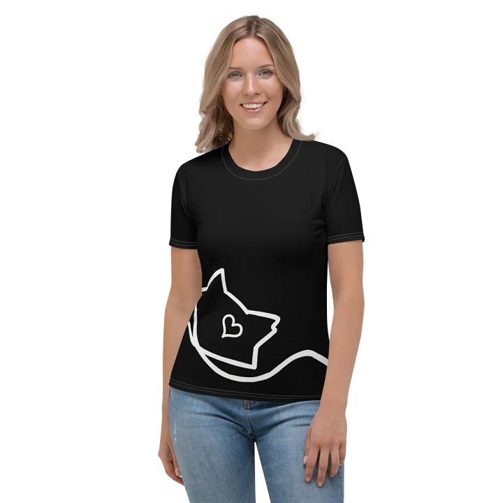 Mellow Ribbon - Women's T-shirt (Black+White) product image (2)