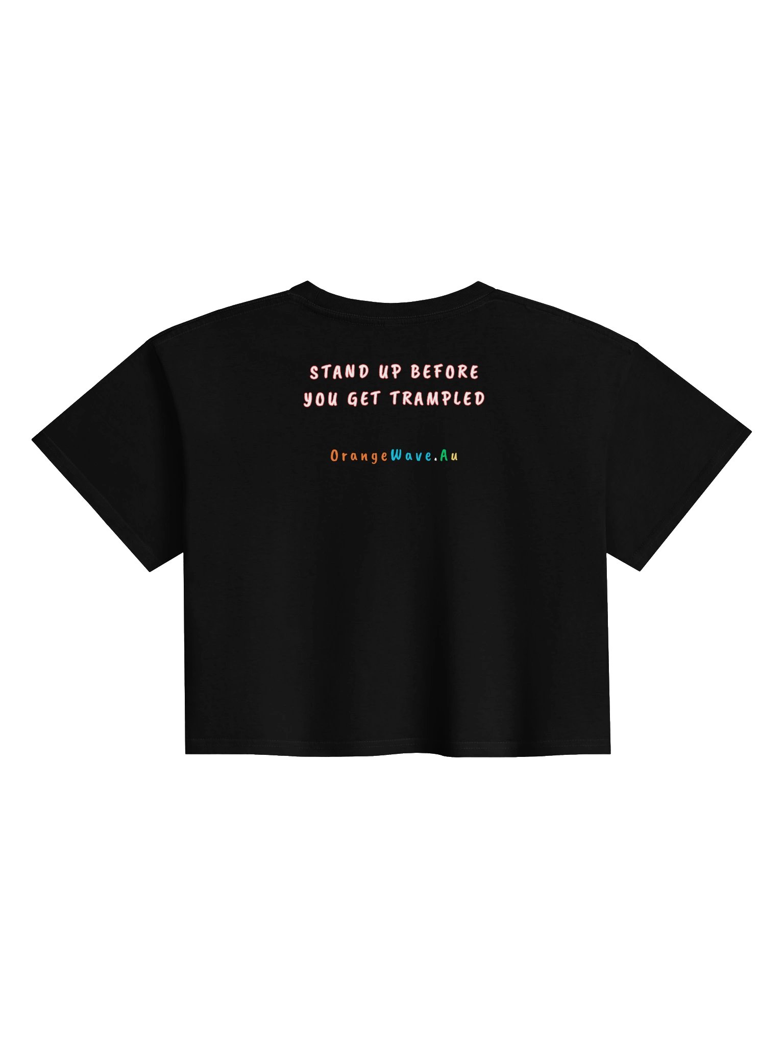 If we stop - you starve Crop top product image (7)