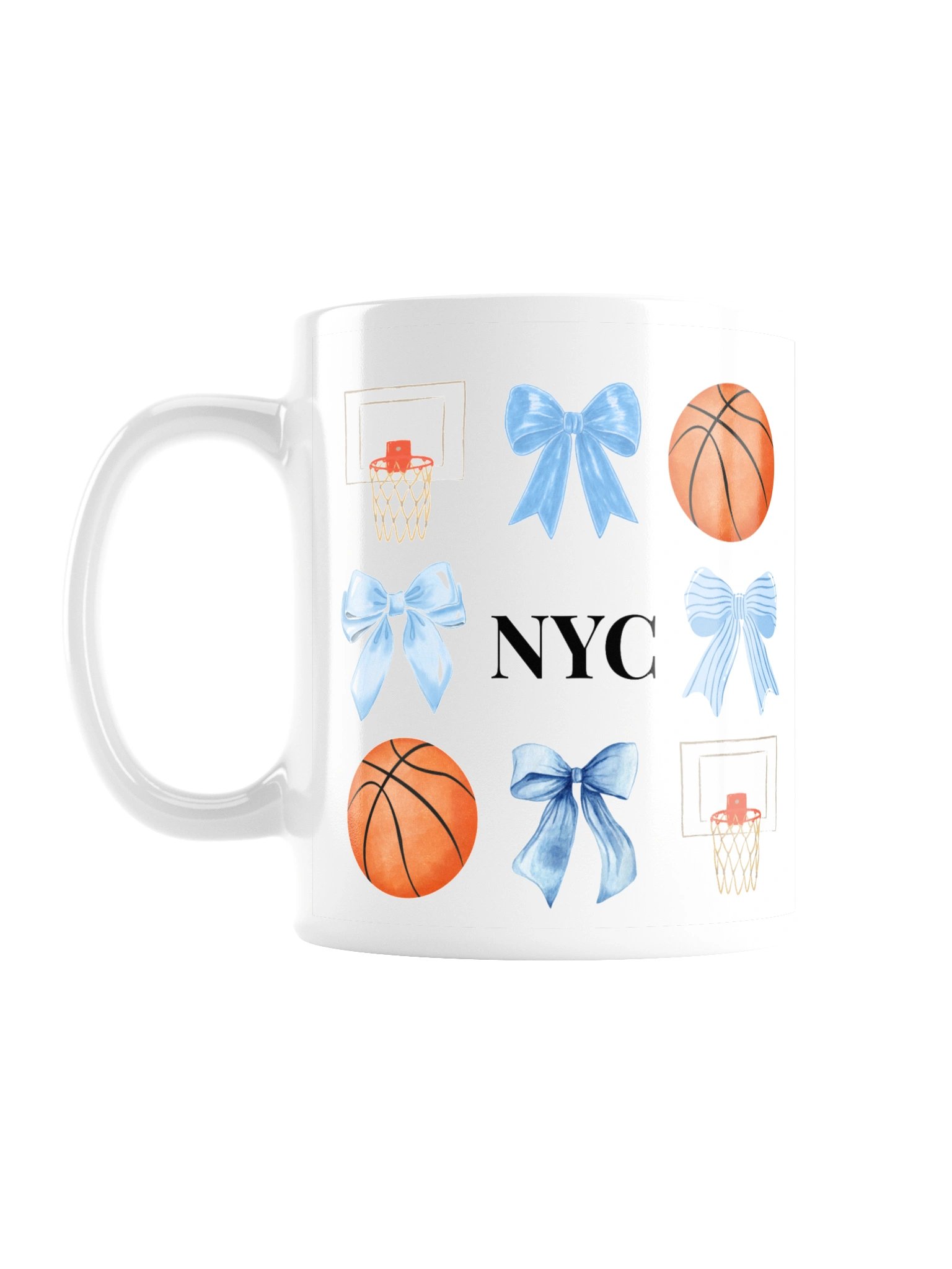 Basketballs & Bows Mugs product image (1)