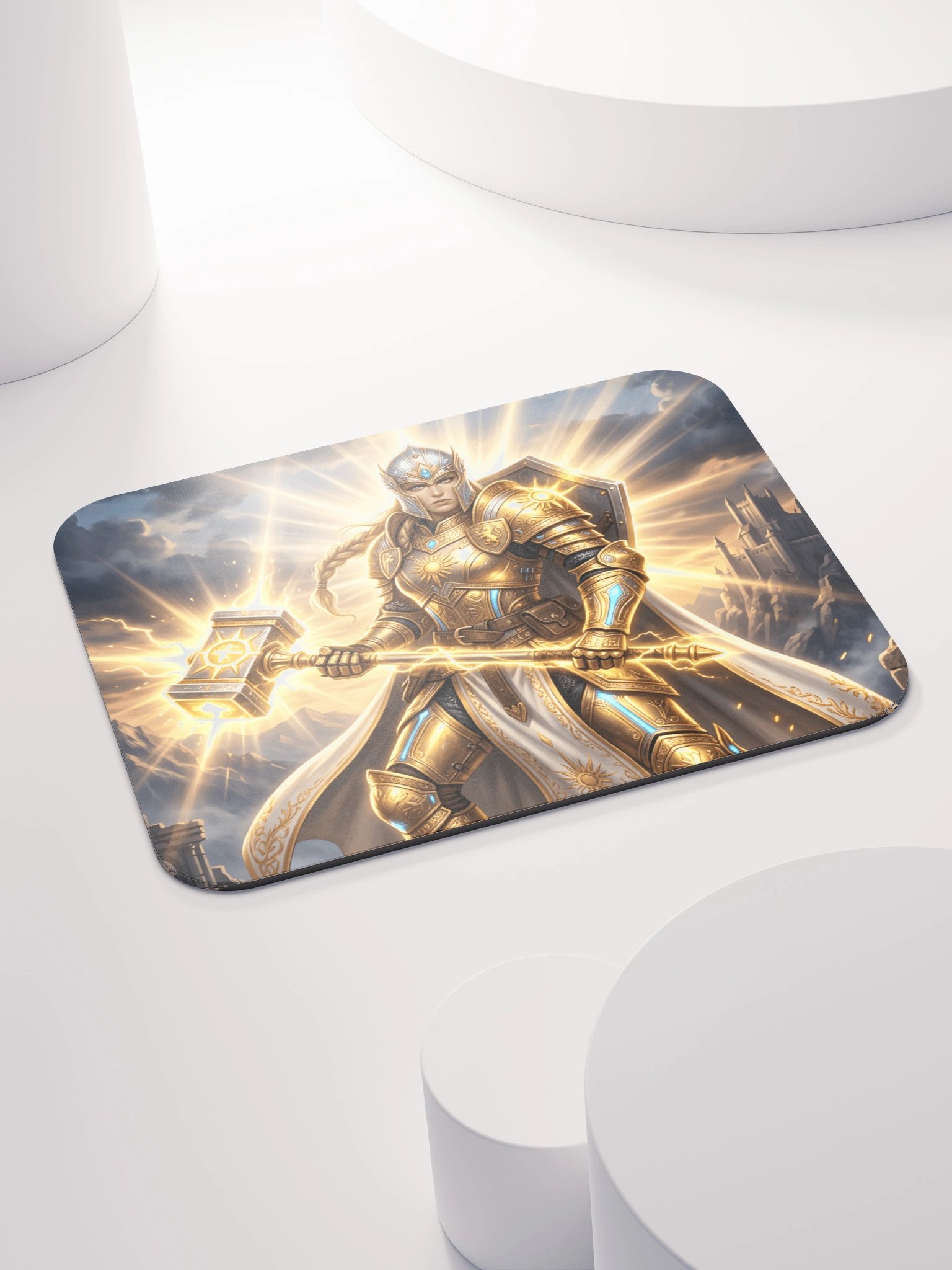 Radiant Paladin Mouse Pad product image (4)