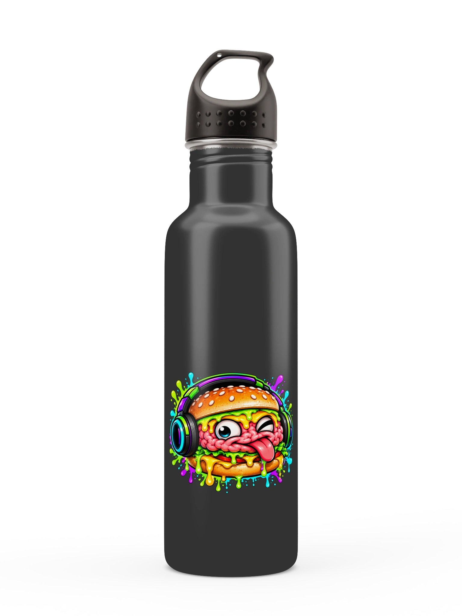 Burger for BrainZ Stainless Steel Water Bottle product image (1)