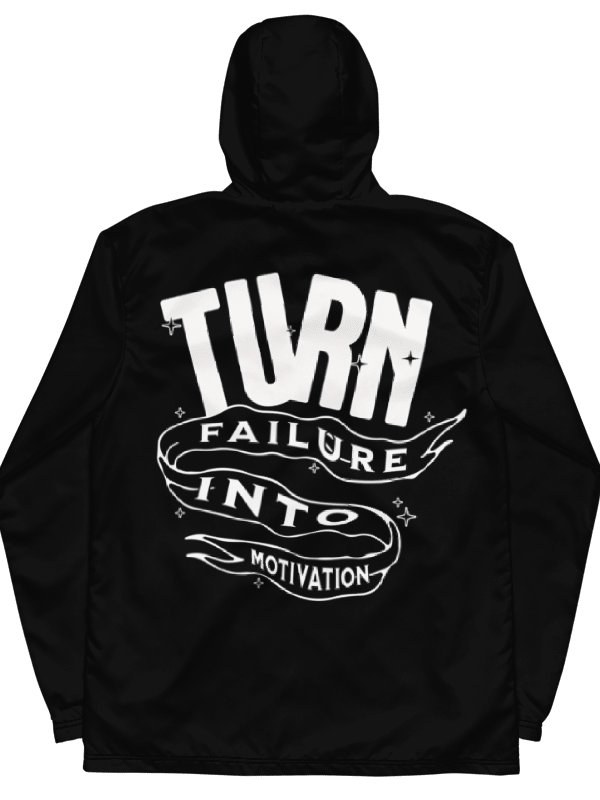"TURN FAILURE INTO MOTIVATION" WINDBREAKER (WL) product image (2)