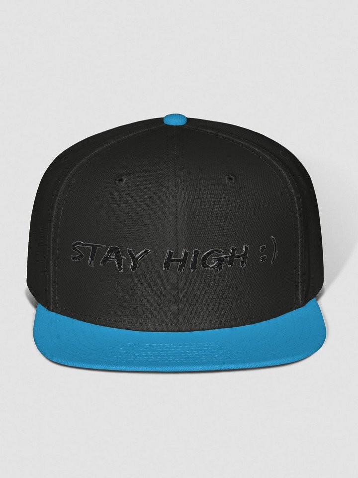 Stay High Otto Wool Blend Snapback Cap (Black Text) product image (8)
