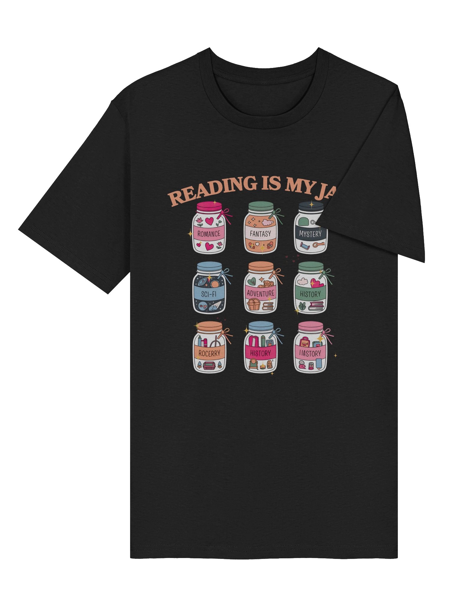 Reading is My Jam Organic Tee product image (6)