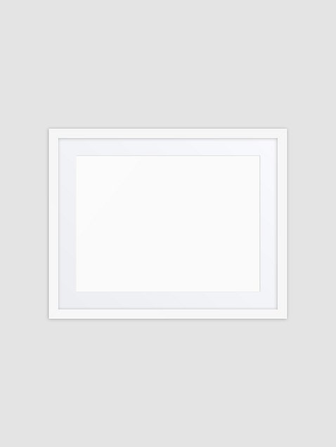 Photo showing Matte Paper Framed Poster With Mat (in)