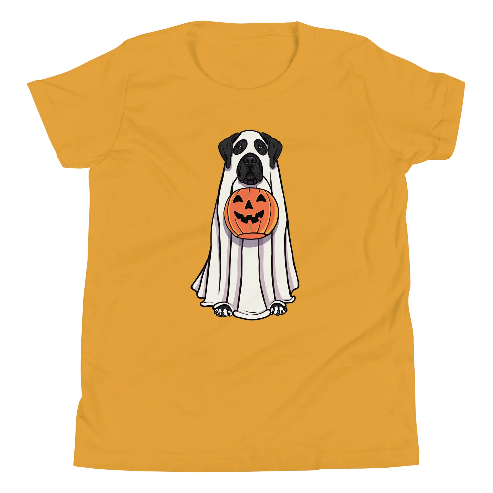 Halloween Great Dane(Black) Youth T-Shirt product image (5)