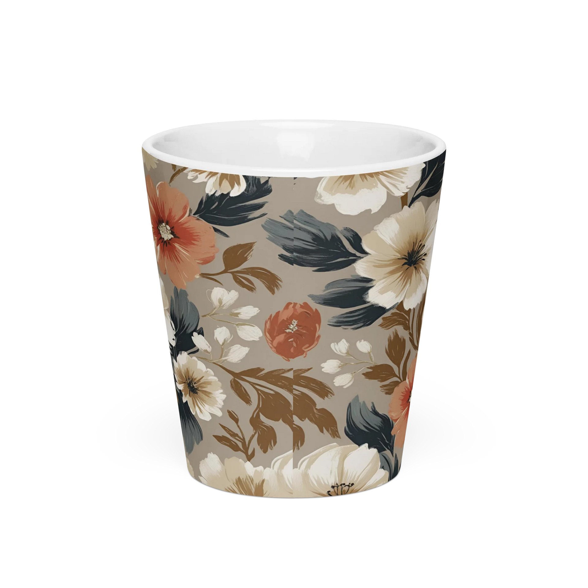 Blossom Brew: Floral Latte Mug product image (3)