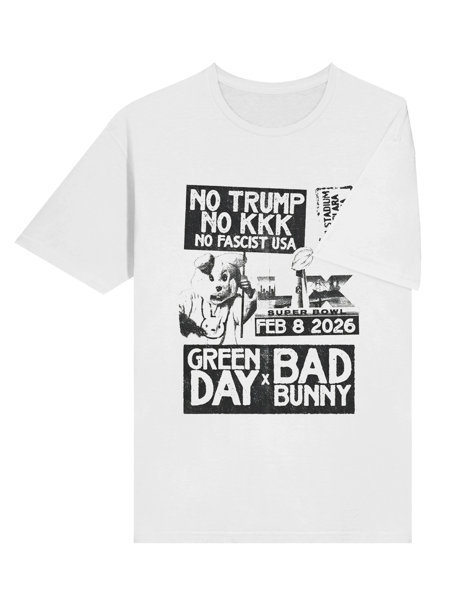 Freedom Noise Super Bowl LX Protest Culture Shirt – Green Day x Bad Bunny Levi’s Stadium Edition product image (4)