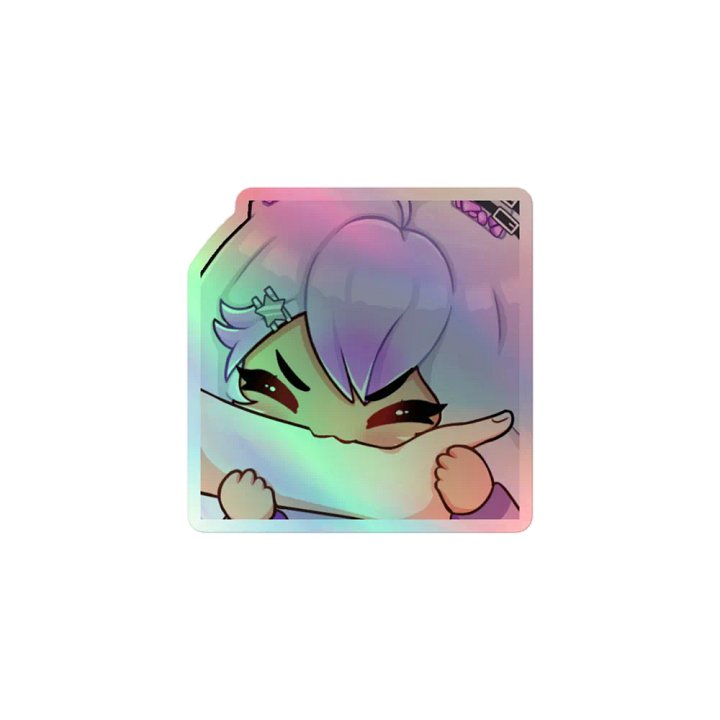 Meepa Bite Holographic Sticker product image (1)
