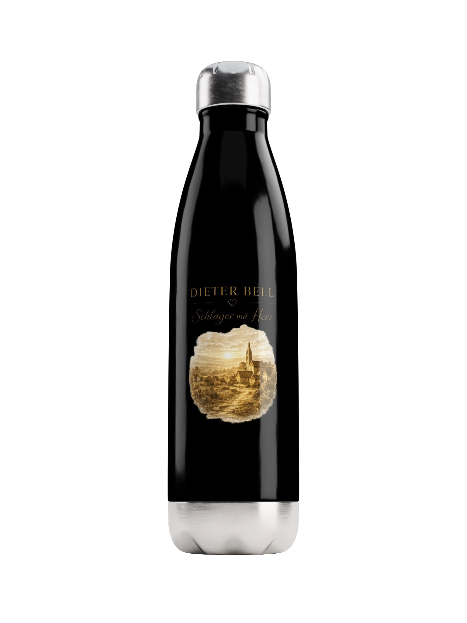 Dieter Bell – Schlager mit Herz Edelstahl-Trinkflasche product image (1)