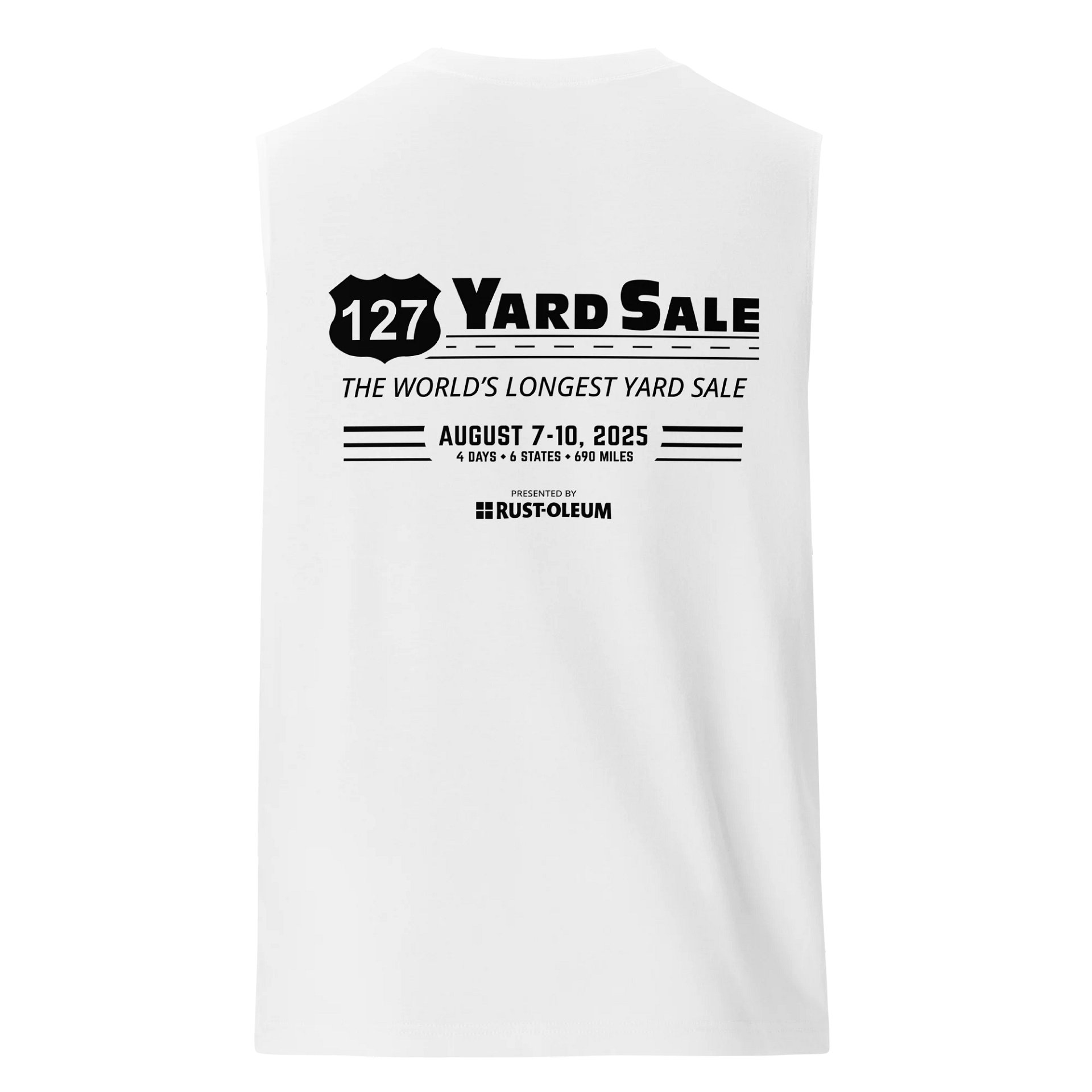 127 Yard Sale (2025) Vintage - Bella+Canvas Muscle Tank - White product image (2)