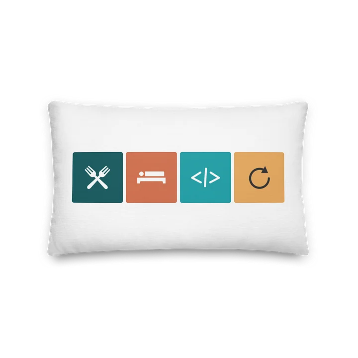 Emoji code Throw Pillow product image (1)