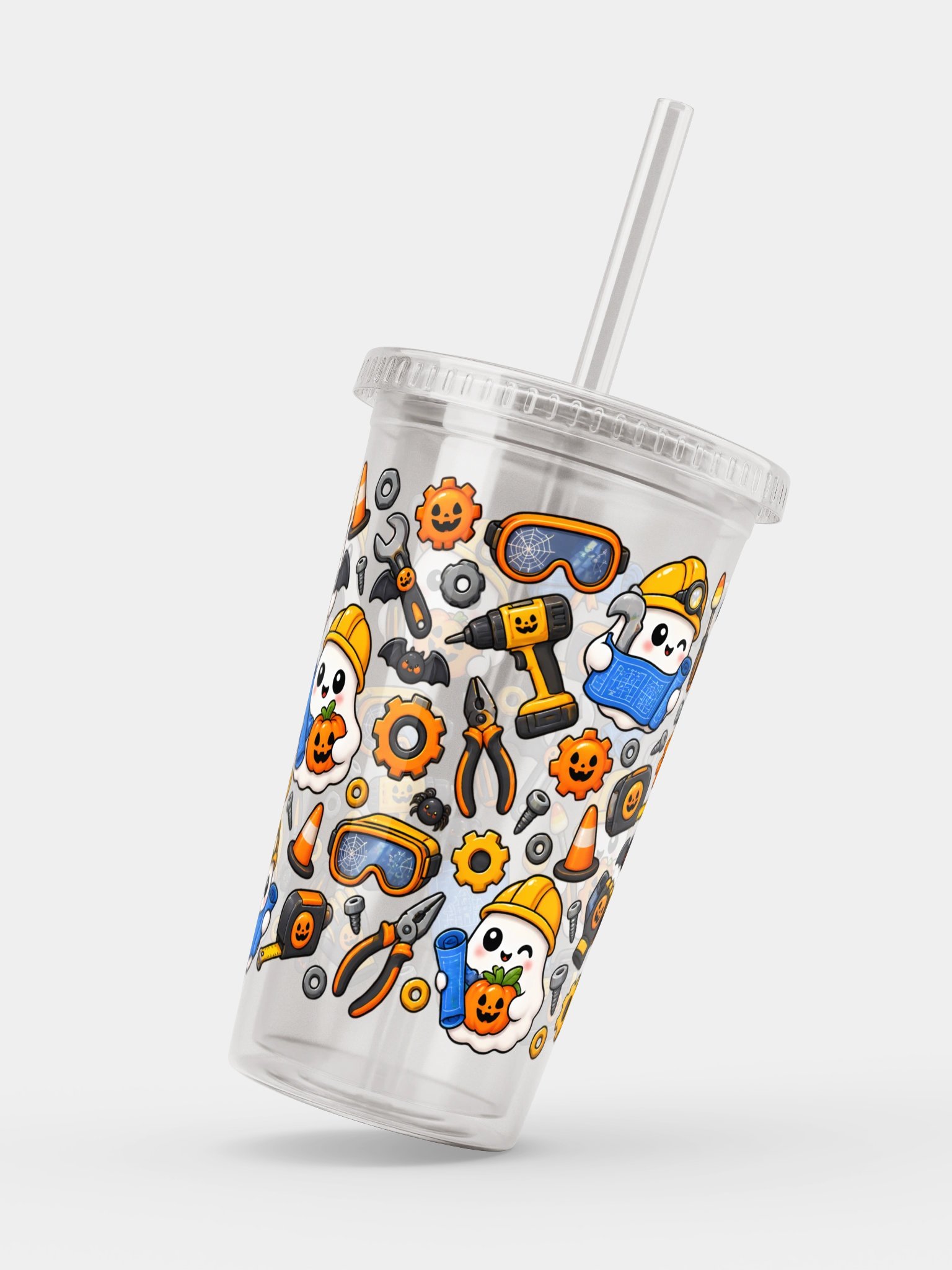 Halloween X Engineer Mashup Clear Wall Tumbler 16 Oz (473 ml) product image (2)
