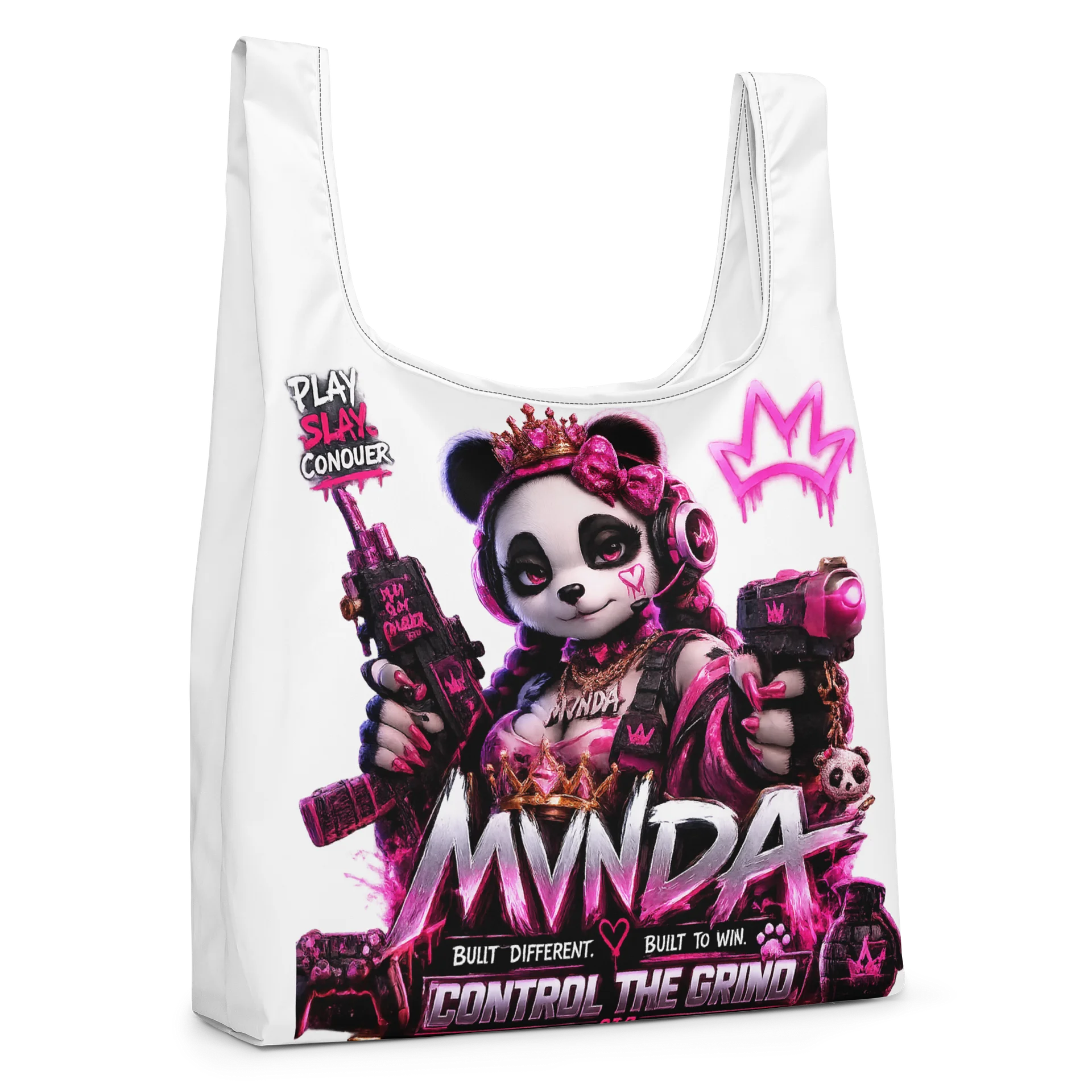MVNDA™ “Play. Slay. Conquer.” Tote Bag product image (4)