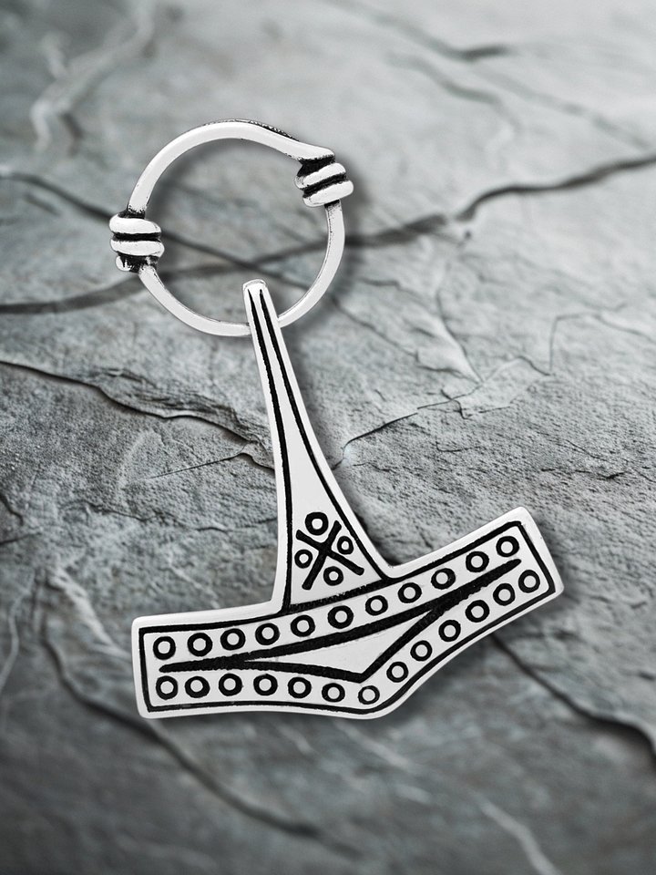 Mjölnir – Bornholm Thor’s Hammer Pendant in Sterling Silver product image (1)