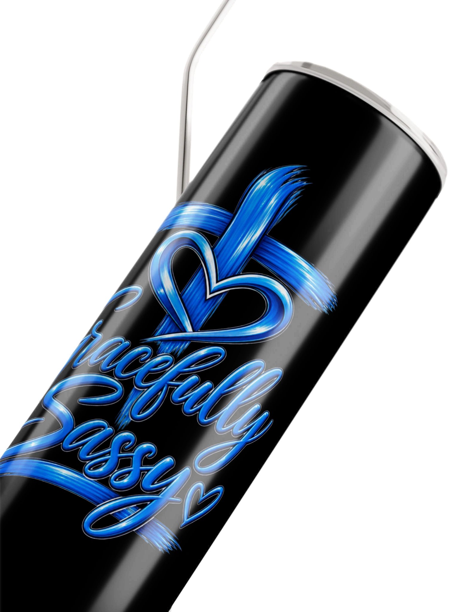 Gracefully Sassy Cross Heart Tumbler product image (8)