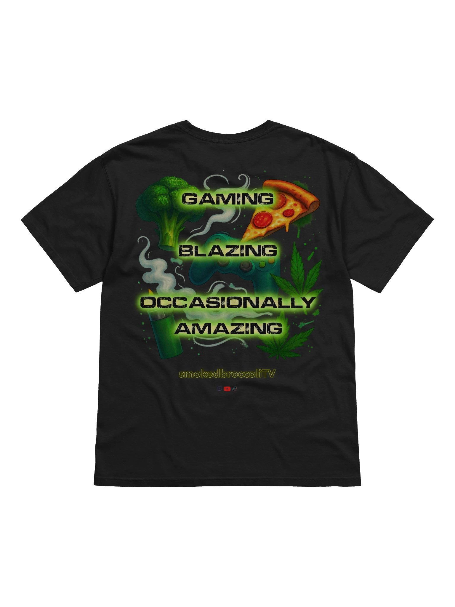 gaming blazing occasionally amazing tee product image (7)