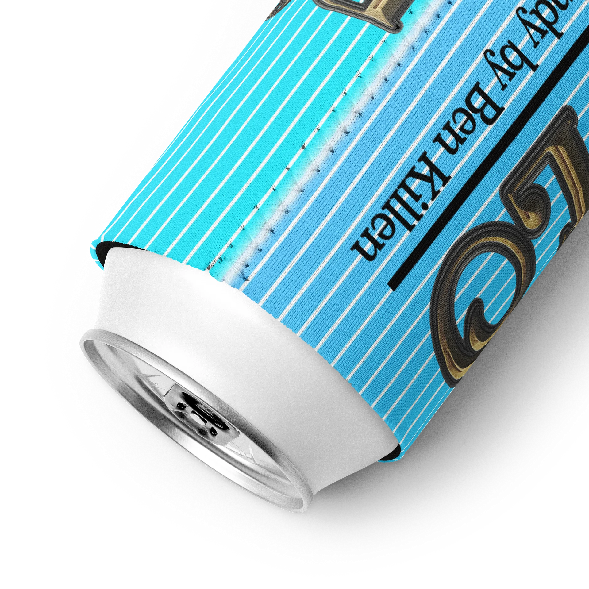 Singing River Blues Title Stripe Can Cooler product image (18)