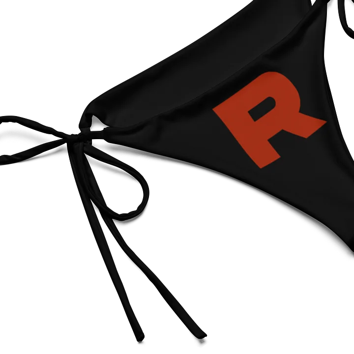 Bold Crimson 'R' All-Over String Bikini product image (2)