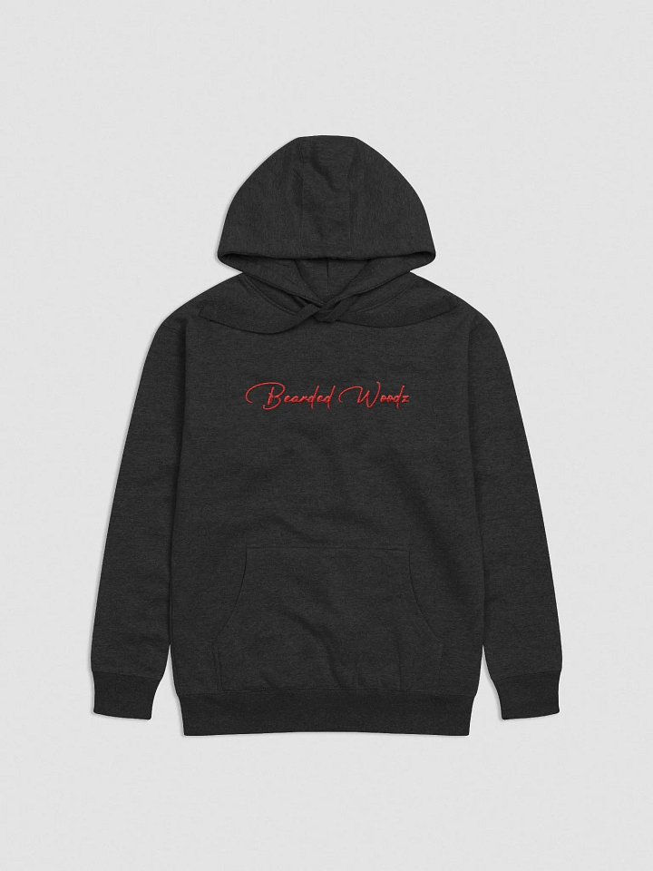 Women's Bearded Woodz Signature Hoodie (Red Embroidery) product image (1)