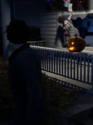 Didn't think it would be so aggressive #fyp #halloween #halloweenthegame #halloweenfunnymoments #halloweenclips #halloweengame #halloweenvideogame #mikemyers #mikemyersfunny #funnyhalloweenclips