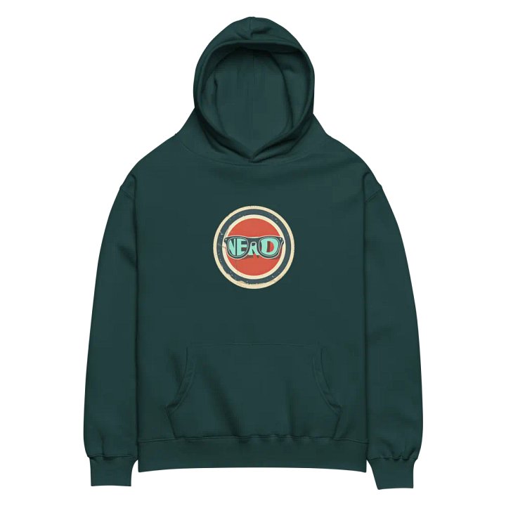 Vintage Nerd Premium Oversized Hoodie product image (2)