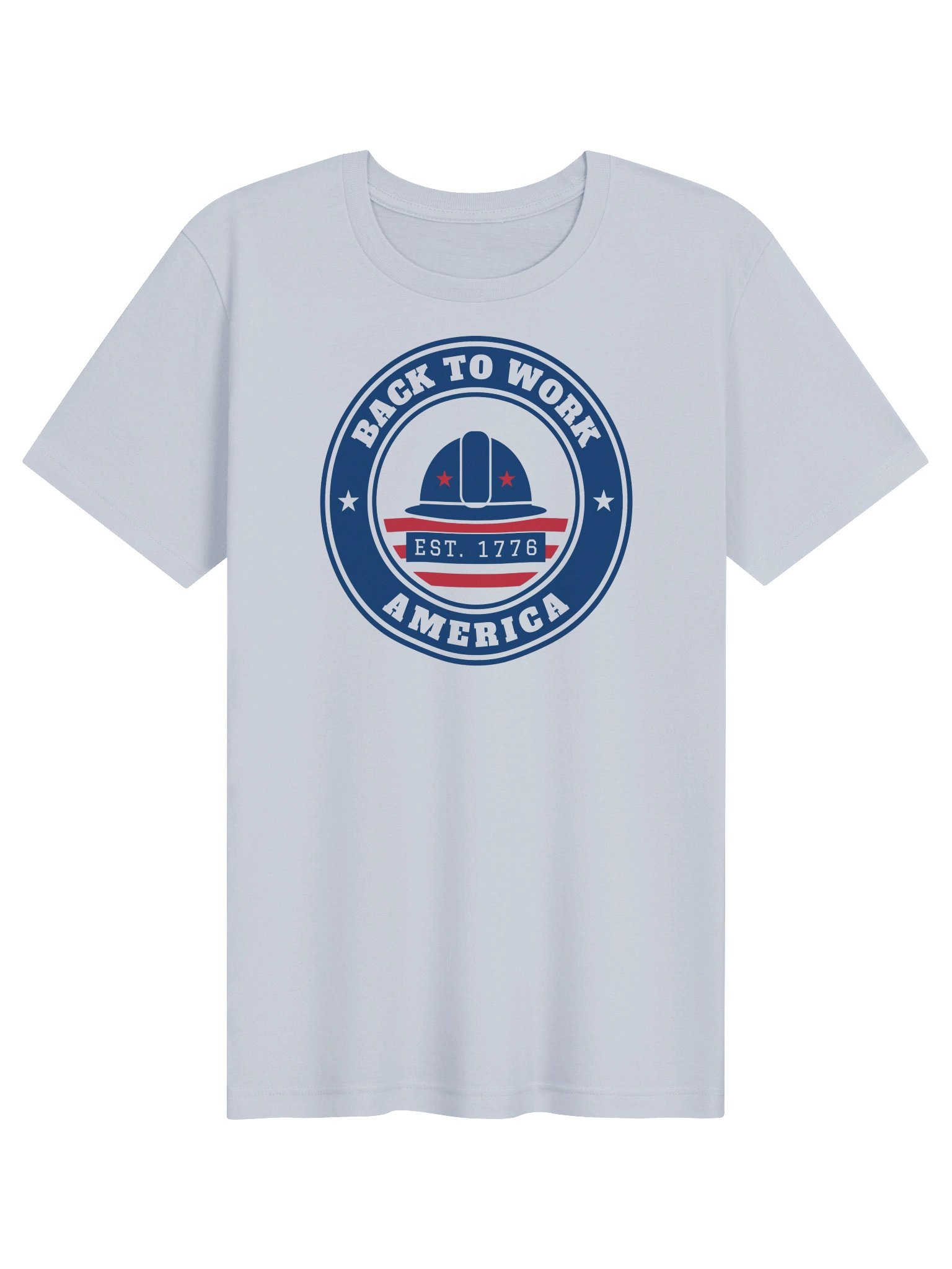 Back To Work America Tee (Light Colors) product image (5)