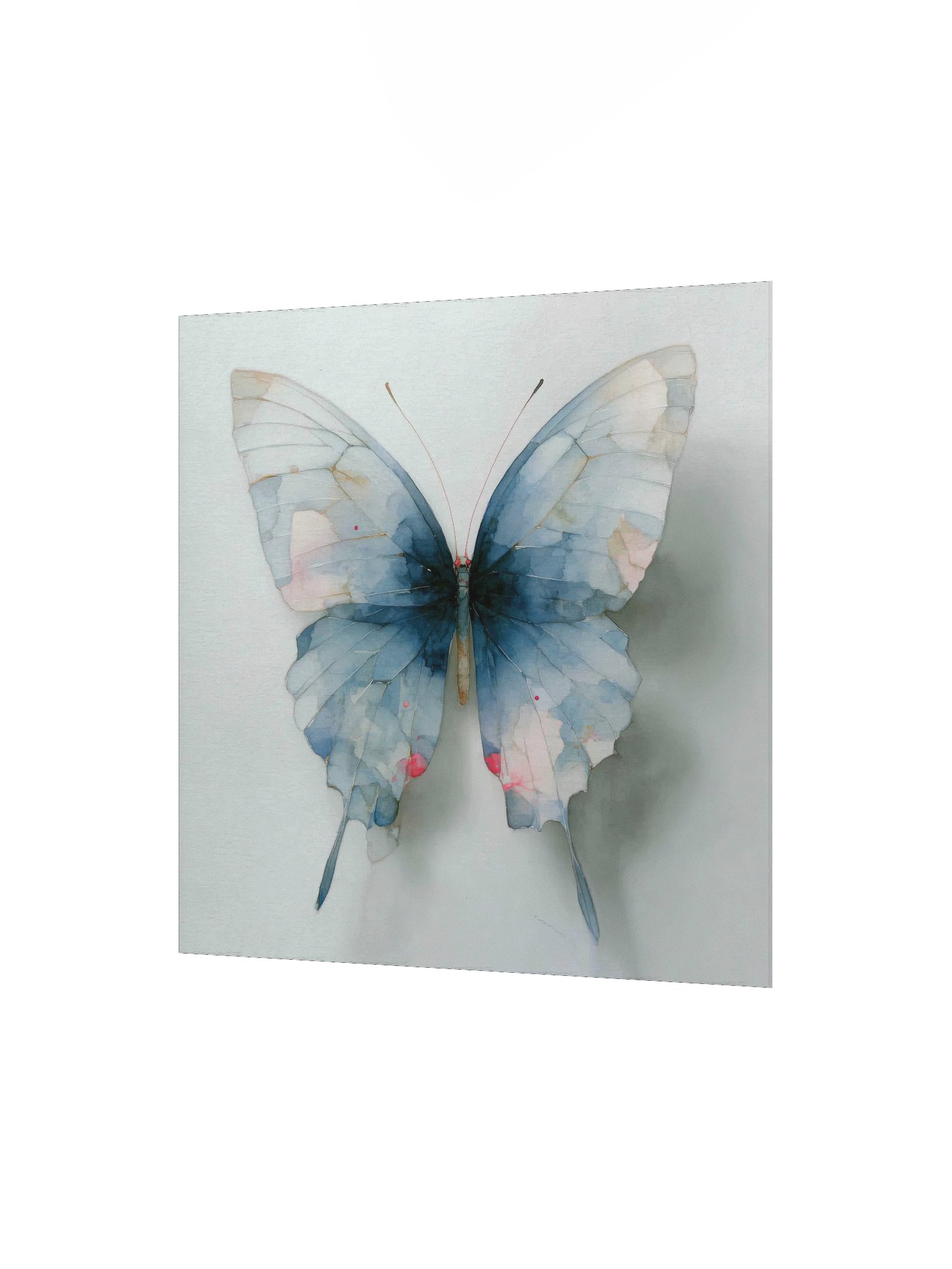 Pale Blue Watercolor Butterfly product image (4)