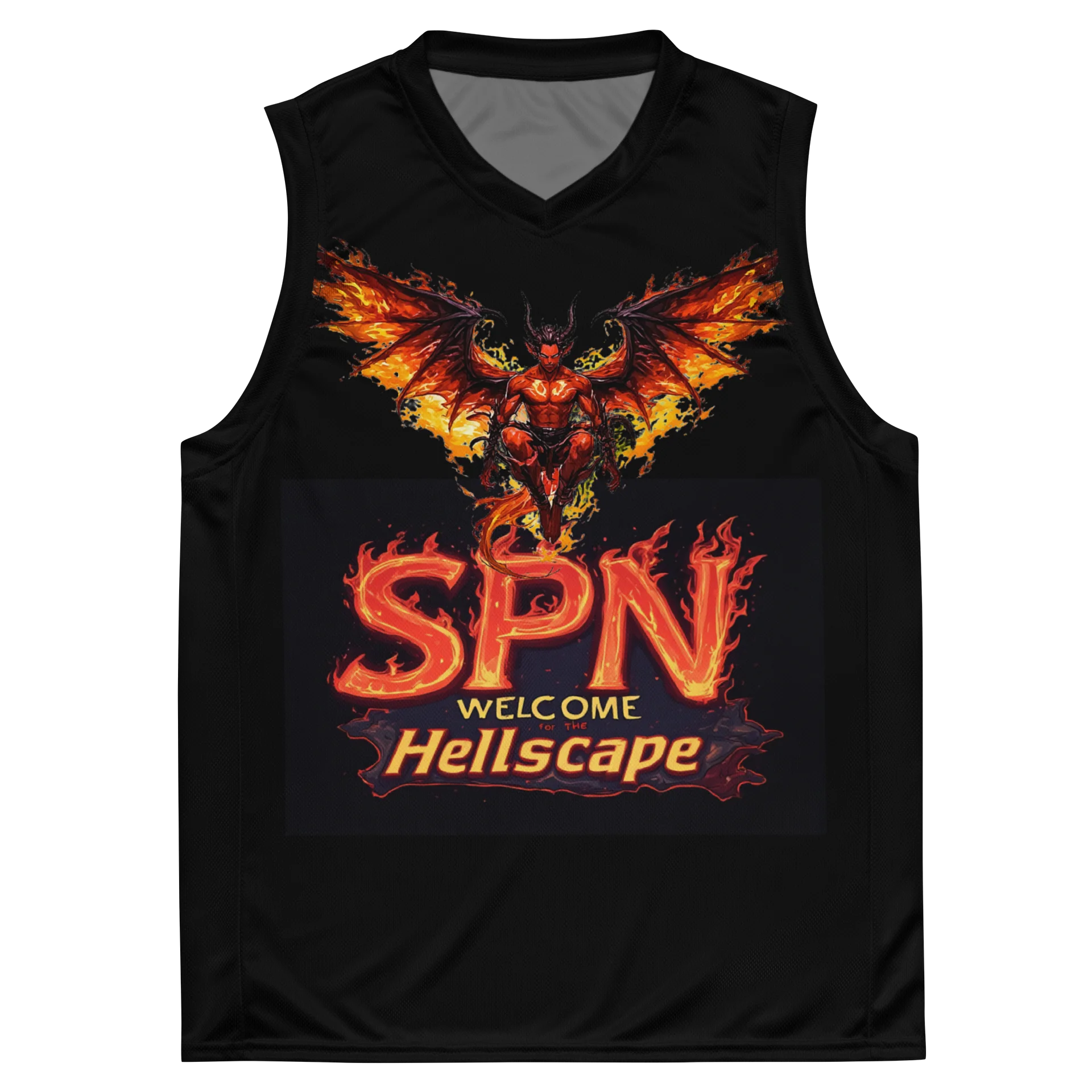 S.P.N Hellscape Unisex Basketball Jersey product image (2)