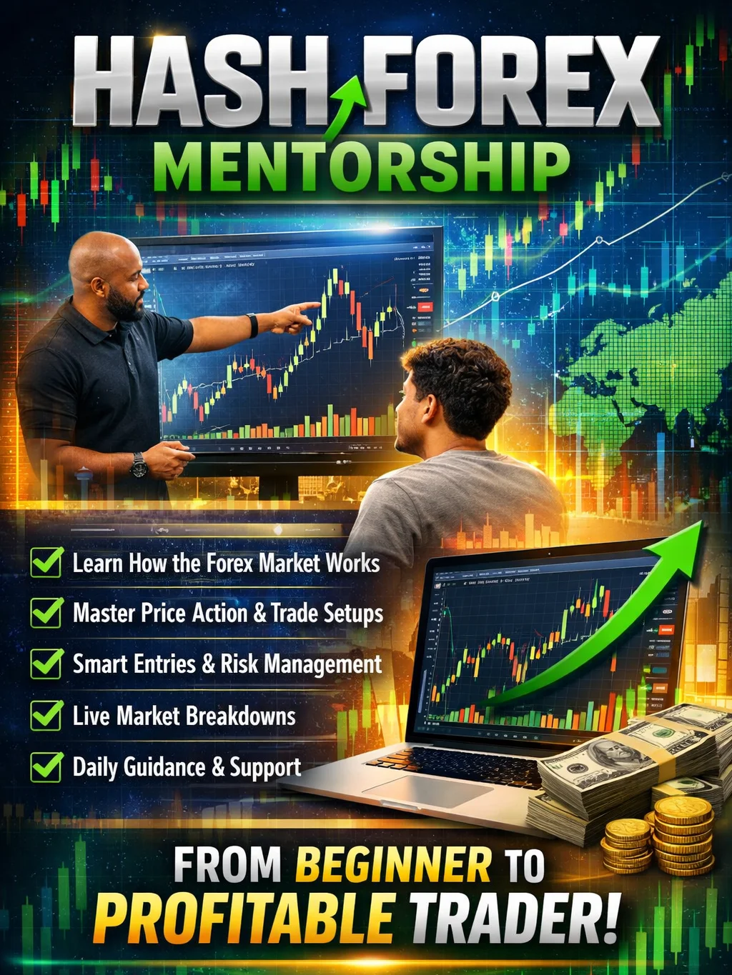 Hash Forex Masterclass 1 on 1 private mentorship product image (3)