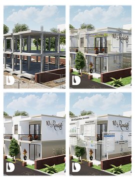 Complete Package Bundle – 2-Storey 10-Unit Apartment Block | DA21101A