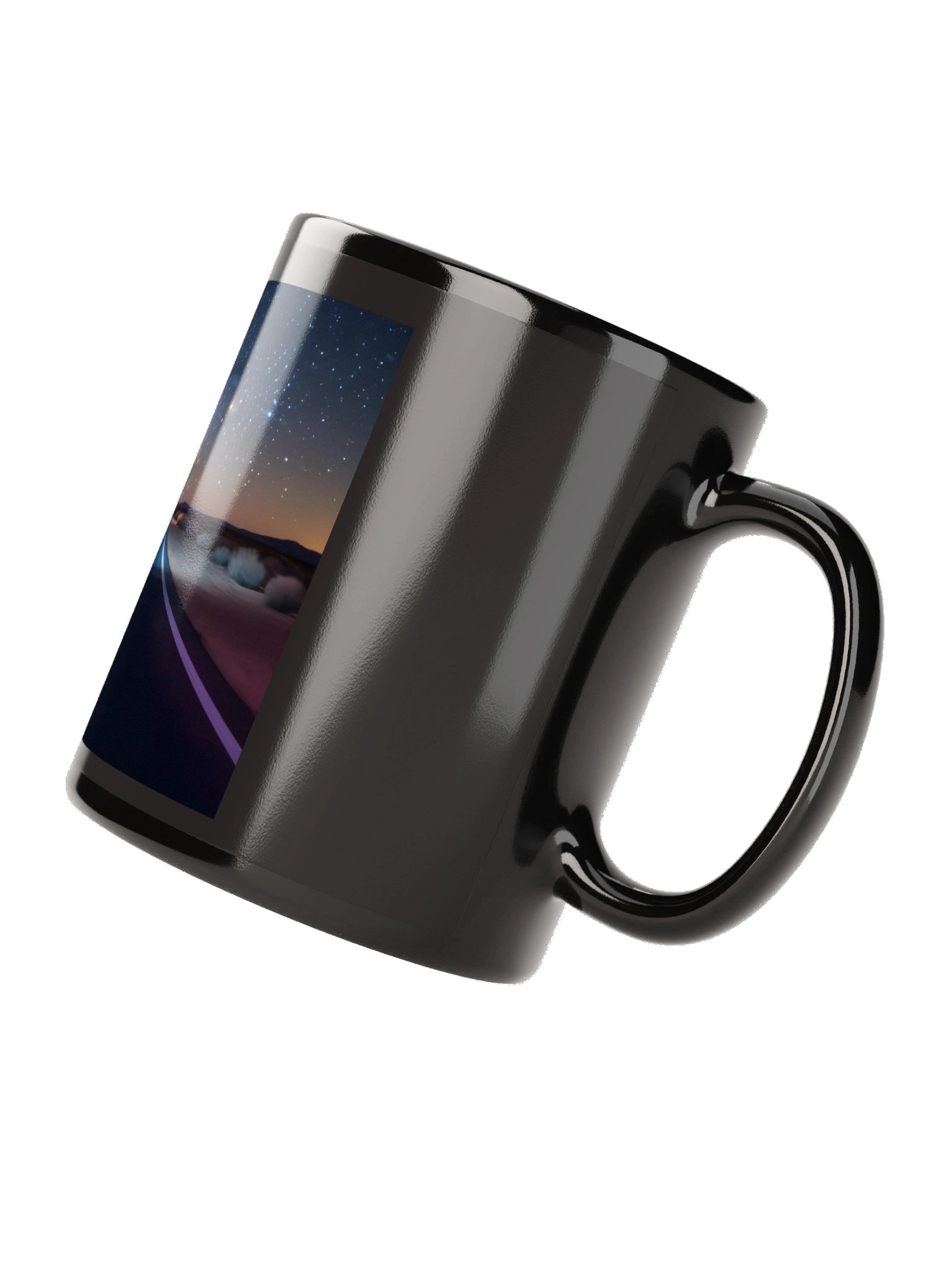 TS-69 under the Milky Way | Black Glossy Mug product image (4)