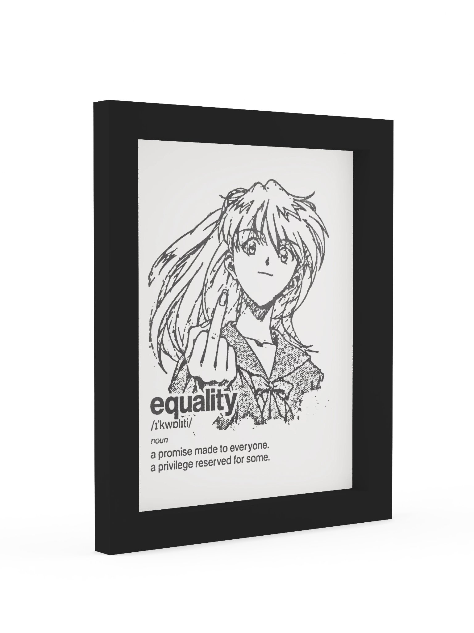 EQUALITY ! Framed Print. product image (2)