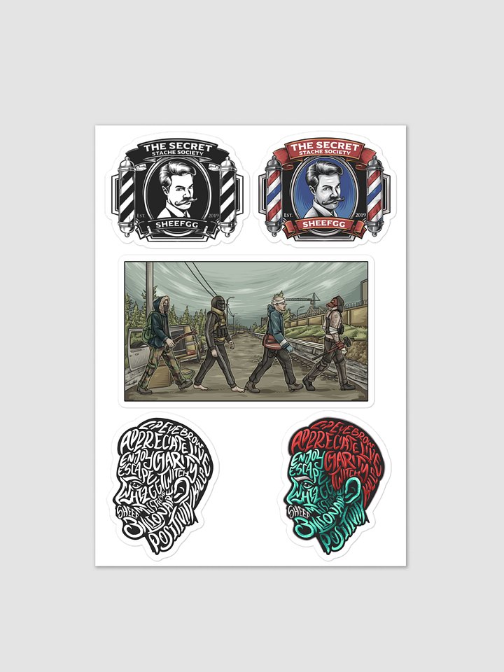 [SheefGG] Kiss Cut Sticker Sheet Generic Kiss Cut Sticker Sheet product image (1)