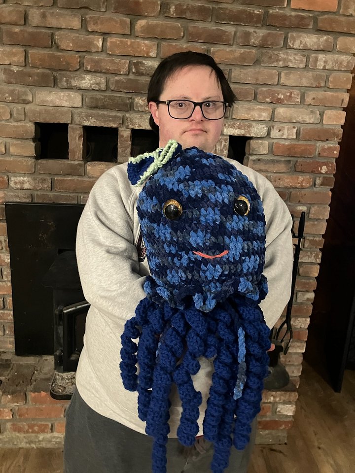 Jumbo Blossom; One-of-a-Kind Plush Jellyfish product image (2)