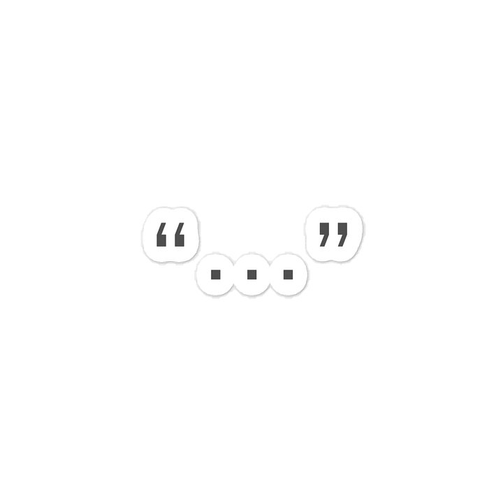 Ellipses Quote Sticker product image (1)